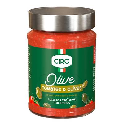 Ciro Sauce Tomate et Olive en bocal, 285g