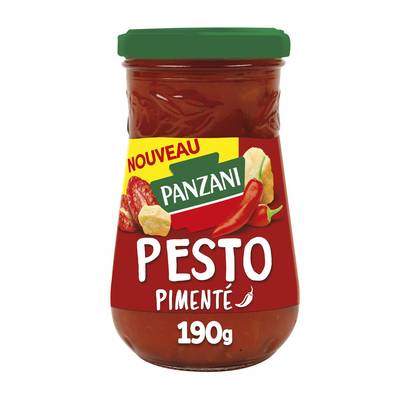 Panzani Sauce pesto pimentée en bocal, 190g