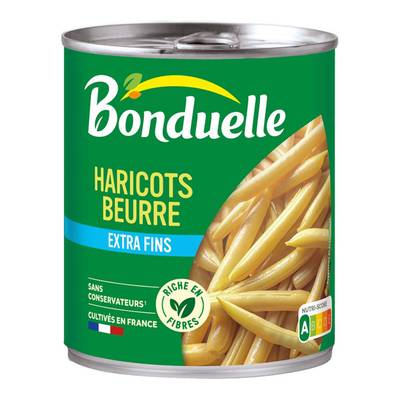 Bonduelle Haricots Beurre Extra fins en conserve, 440g