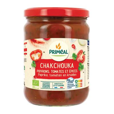 Priméal Chakchouka bio en bocal, 500g