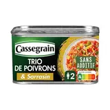 Cassegrain Trio de Povrons et Sarrasin en conserve, 375g