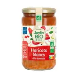 Jardin Bio Etic Haricots Blancs à la Tomate en bocal, 680g
