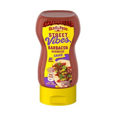 Old el Paso Sauce Barbecue Medium en flacon souple Squeeze Top Down, 263g