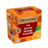 Twinings Thé Noir Orange Cannelle, 20 sachets
