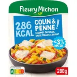 Fleury Michon Colin et Penne et Légumes du Soleil, 1 Part - 280g