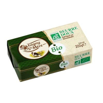 Isigny Ste mère Beurre doux Bio, 200g