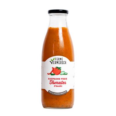 Ferme Vermersch Gaspacho Frais Tomate Basilic, 75cl