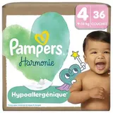 Pampers Harmonie Couches Bébé 9-14kg Taille 4, 36 couches