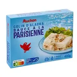 Auchan Colin d Alaska sauce à la parisienne, 2 portions - 400g