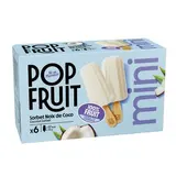 Pop' Fruit Bâtonnet 100% fruit noix de coco avec noix de coco râpée, 6x35g