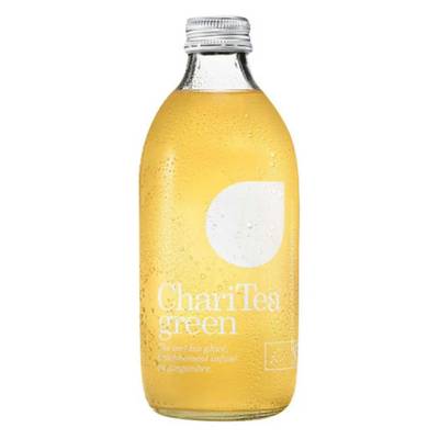 ChariTea Infusion glacé thé vert gingembre bio, 33cl