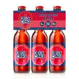 La Deux Cinq Bière aromatisée fruits rouges légère 2,5°, 3x33cl