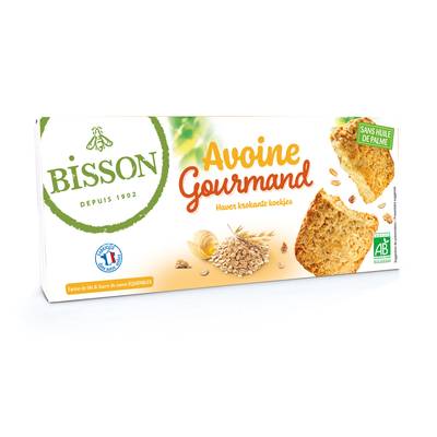 Bisson Biscuit Avoine gourmand bio, 133g