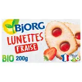 Bjorg Lunettes à la fraise Bio, 200g
