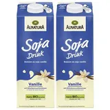 Alnatura Soja vanille Boisson Végétale Bio, Lot de 2x1L