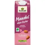 Alnatura Lait d'Amande non sucrée Boisson Végétale Bio, 1L