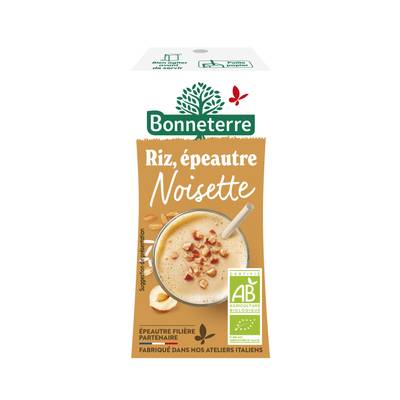 Bonneterre Boisson riz épeautre noisette bio, 20CL