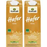 Alnatura Avoine non sucrée Boisson Végétale Bio, Lot de 2x1L