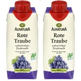 Alnatura Jus de raisin bio, Lot de 2x33cl