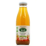 Planet Bio Jus de pomme poire Bio, 75cl