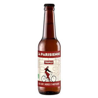 La Parisienne Bière Triple 7,5° Bio, 33cl