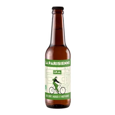La Parisienne Bière I.P.A 5° Bio, 33cl