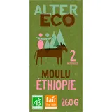Alter Eco - Commerce Equitable Café moulu Arabica Bio d'Ethiopie, 260g