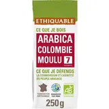 Ethiquable - Commerce Equitable Café moulu Arabica IGP Bio de Colombie, 250g