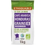 Ethiquable - Commerce Equitable Café en grains Bio du Honduras, 1kg