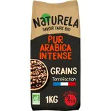 Naturela Café en Grains Pur Arabica Intense Bio, 1kg