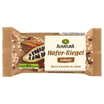 Alnatura Barre d'Avoine Cacao Bio, 60g