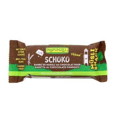 Rapunzel Barre muesli au chocolat noir bio, 50g