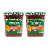 Vergers des Alpilles Confiture Extra Abricot Bio, Lot de 2x370g