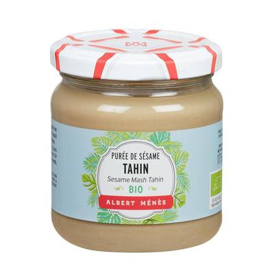 Albert Ménès Purée Sésame Tahin Bio en bocal, 175g