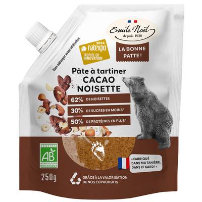 Emile Noël Pâte à tartiner Cacao Noisette Bio, 250g