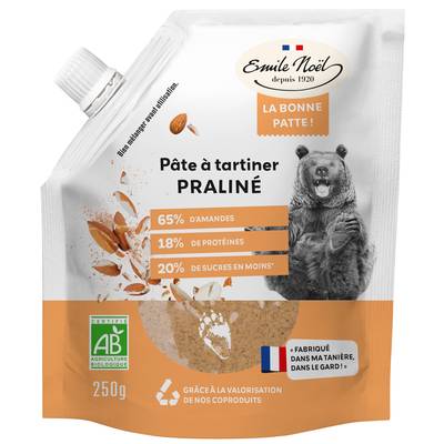 Emile Noël Pâte à tartiner Praliné bio, 250g