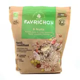 Favrichon Muesli bio Croustillant 6 fruits sans gluten, 500g
