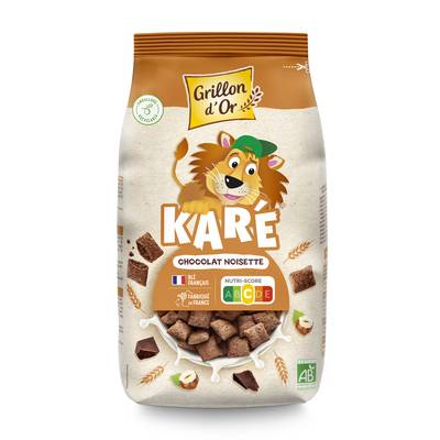 Grillon Or Céréales Ka'ré Fourré Choco Noisettes BIO, 500g