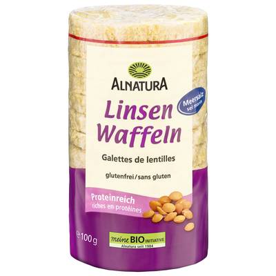 Alnatura Galette de Lentille Bio, 100g