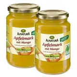 Alnatura Purée de pomme mangue bio, Lot de 2x360g