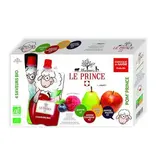 Thomas Le Prince Gourdes purée pomme poire framboise myrtille bio, 8 gourdes de 100g