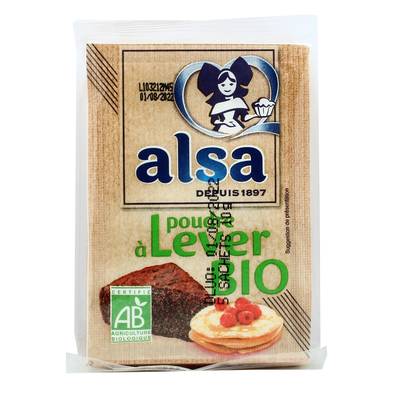 Alsa Poudre à lever bio, 50g