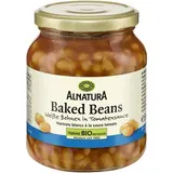 Alnatura Haricots Blancs à la sauce tomate Bio - Baked Beans en bocal, 360g