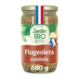 Jardin Bio Etic Flageolets Cuisinés Bio en bocal, 680g