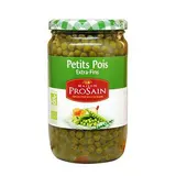 Prosain Petits pois extra fins bio en bocal, 690g