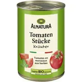 Alnatura Tomates en Morceaux aux Herbes Bio en conserve, 400g