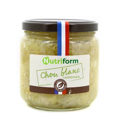 Nutriform Chou blanc Lacto-fermenté bio en bocal, 340g