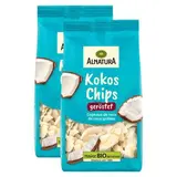 Alnatura Copeaux de Noix de coco grillée bio, Lot de 2x100g