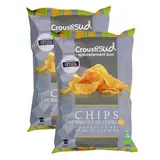 Croustisud Chips de pomme de terre Bio, Lot de 2x100g