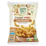 Jardin Bio Etic Chips Crousti Apéro croustillantes Cacahuètes Bio -30% de sel en moins, 85g
